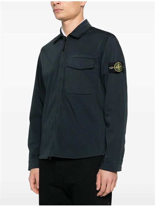 Overshirt in raso di cotone Stone Island | L1S151200015S0012V0020
