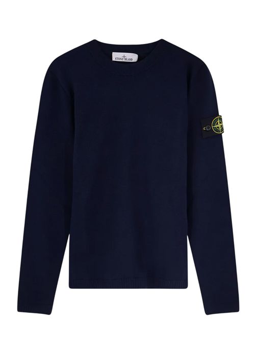 Maglia con patch logo Stone Island | L1S155100023S01B2V0020