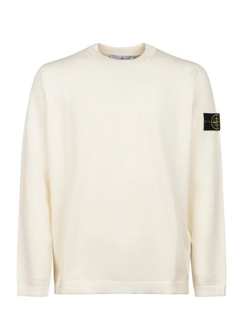 Maglia con patch logo Stone Island | L1S155100023S01B2V0093