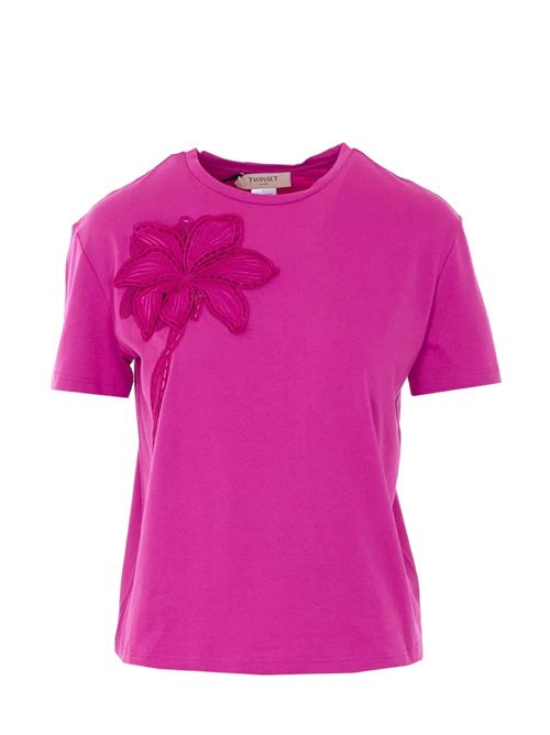 T-shirt con ricamo TWINSET | 261TP208007183