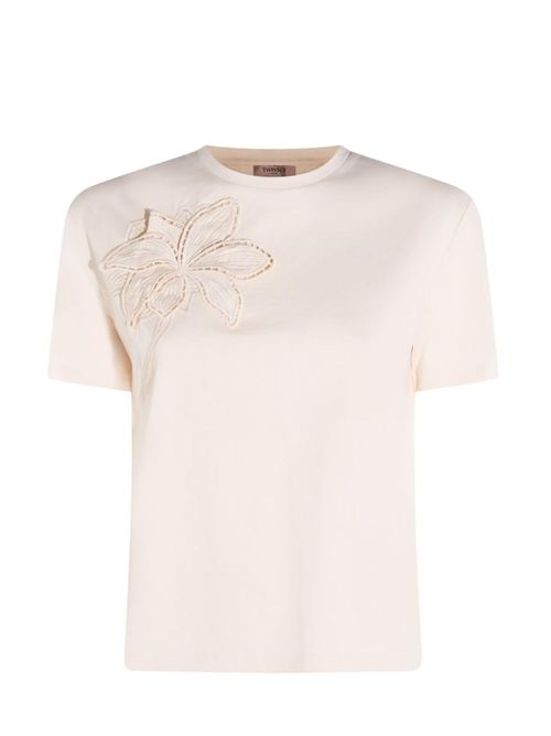T-shirt con ricamo TWINSET | 261TP208007222