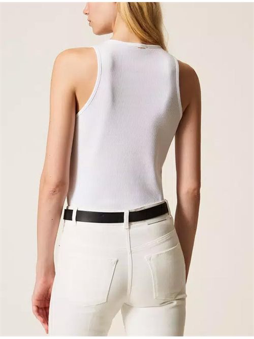 Canotta con ricamo TWINSET | 261TP209000001