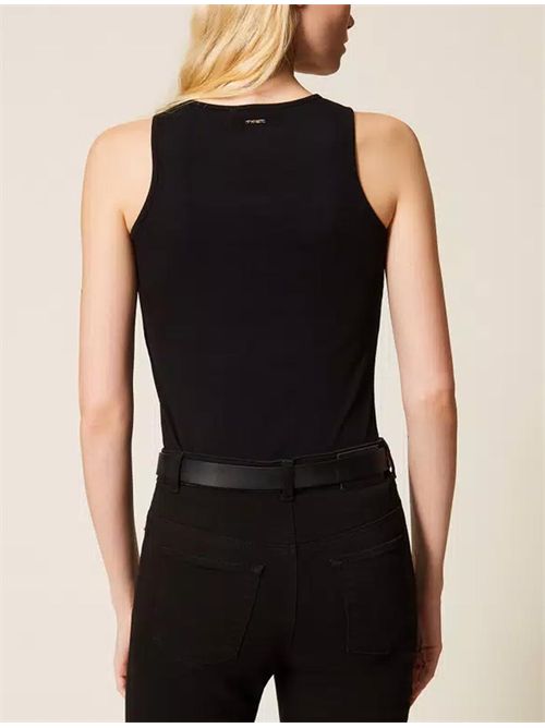 Canotta con ricamo TWINSET | 261TP209000006