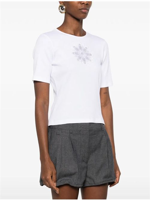 T-shirt con ricamo TWINSET | 261TP209100001