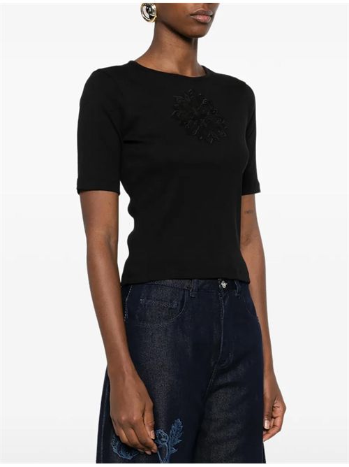 T-shirt con ricamo TWINSET | 261TP209100006