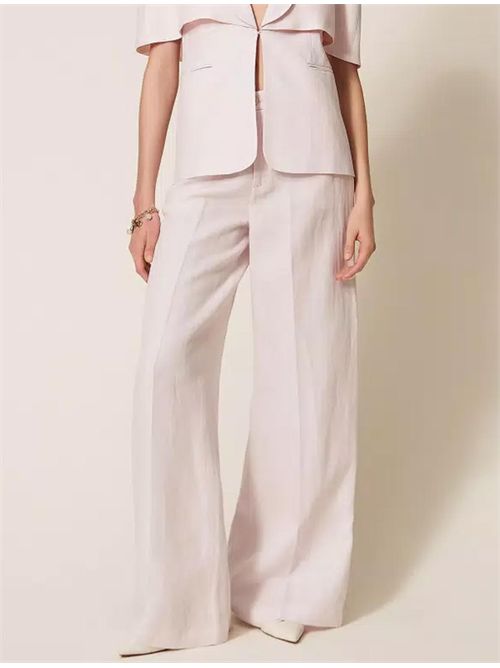 Pantaloni in misto lino TWINSET | 261TP245400570