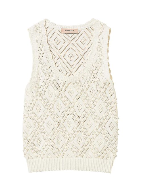 Top in maglia TWINSET | 261TP320200059