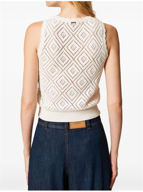 Top in maglia TWINSET | 261TP320200059