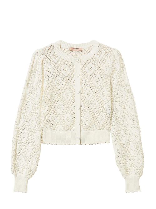 Cardigan con perle TWINSET | 261TP320300059