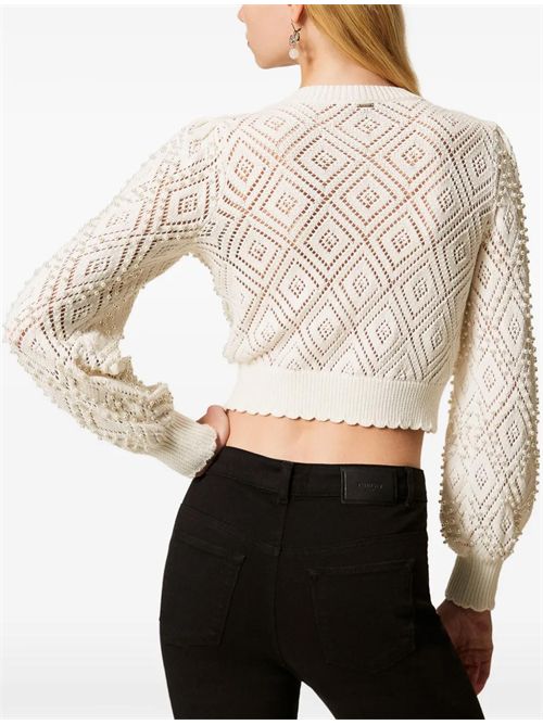 Cardigan con perle TWINSET | 261TP320300059