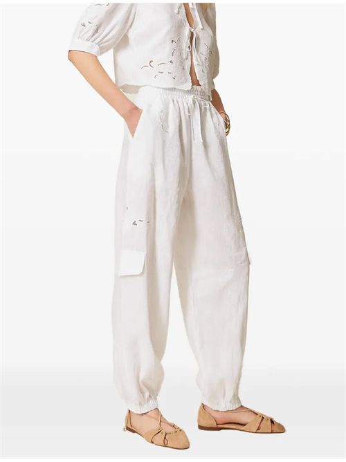 Pantaloni in lino TWINSET | 261TT212100001