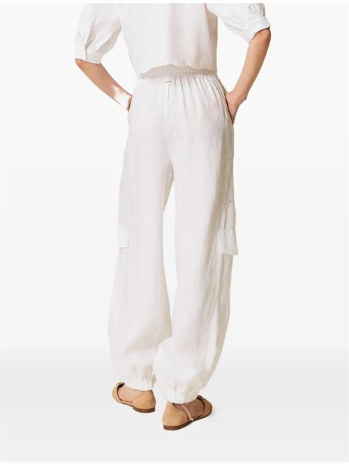 Pantaloni in lino TWINSET | 261TT212100001