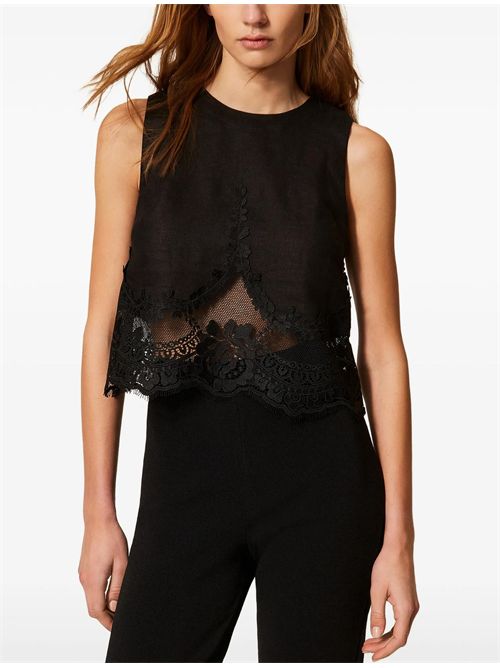 Top con pizzo TWINSET | 261TT218200006