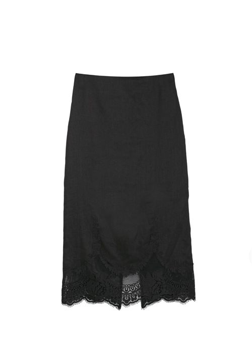 Gonna con inserti in pizzo TWINSET | 261TT218500006