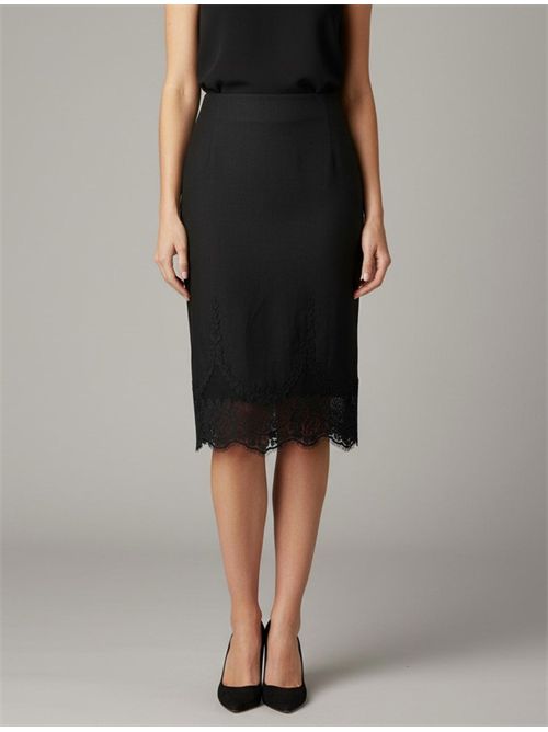 Gonna con inserti in pizzo TWINSET | 261TT218500006