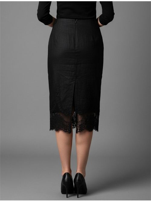 Gonna con inserti in pizzo TWINSET | 261TT218500006