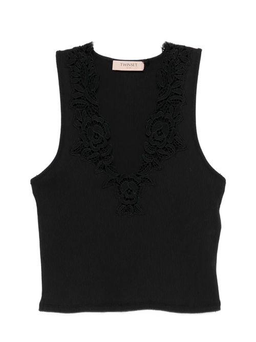 Canotta con pizzo TWINSET | 261TT236000006