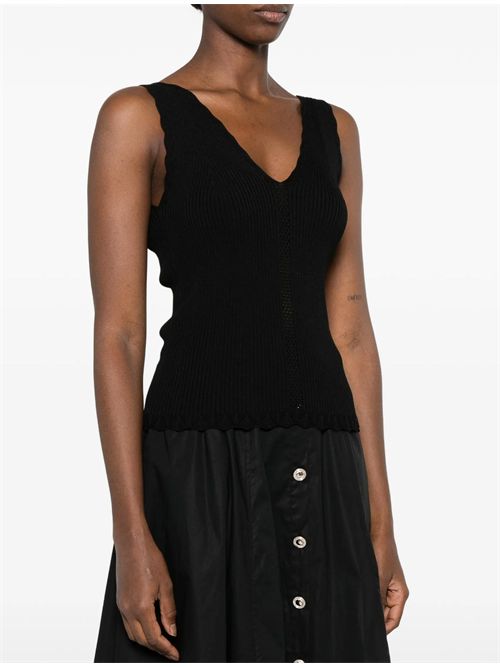 Top con scollo a V TWINSET | 261TT312200006