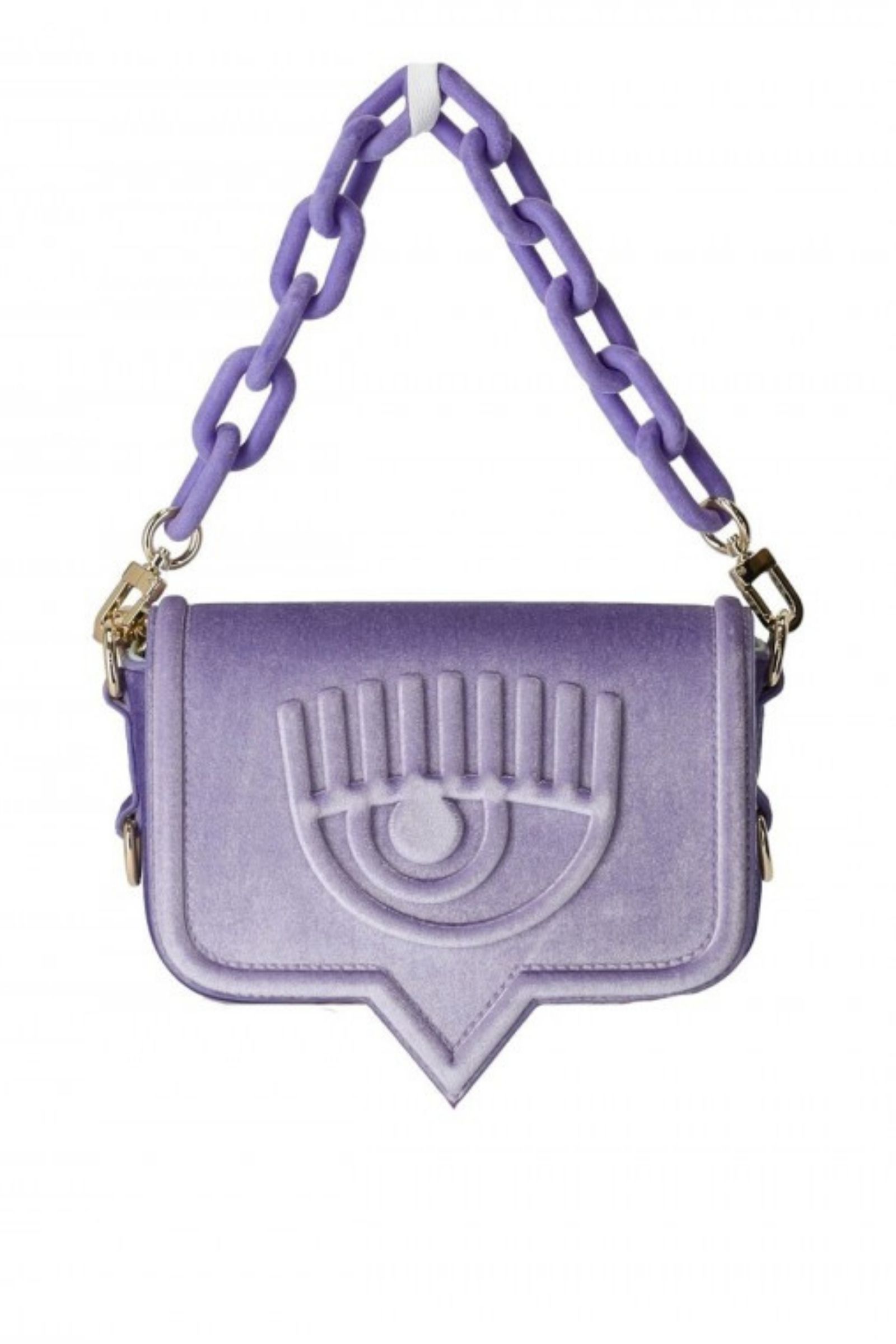 Inventive Publication Mini Borsa Chiara Ferragni SOFT CAIA BAG STRASS