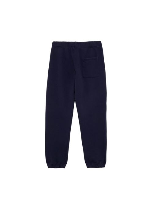 Pantalone tuta da uomo con logo ricamato colore grigio melange blu AUTRY | SPPMA3JB