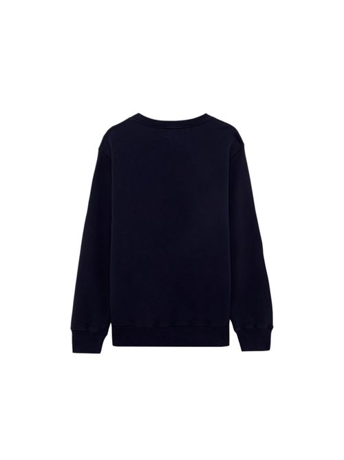 Felpa da uomo girocollo in cotone color blu navy AUTRY | SWPMA1JB