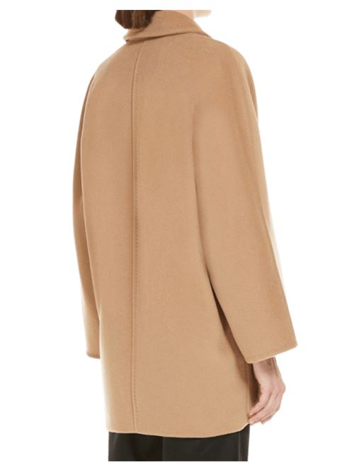Giaccone da donna doppiopetto in  lana misto cashmere colore cammello MAX MARA | 1086015106001
