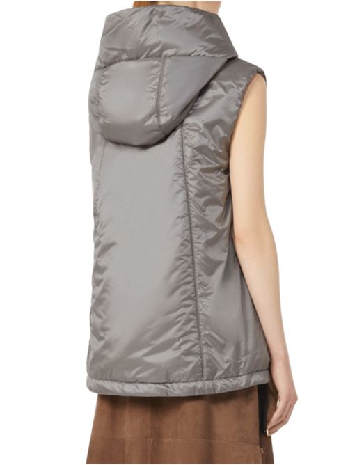 Gilet da donna, corto con cappuccio e bordo a coulisse, colore lava MAX MARA THE CUBE | 9296025406024