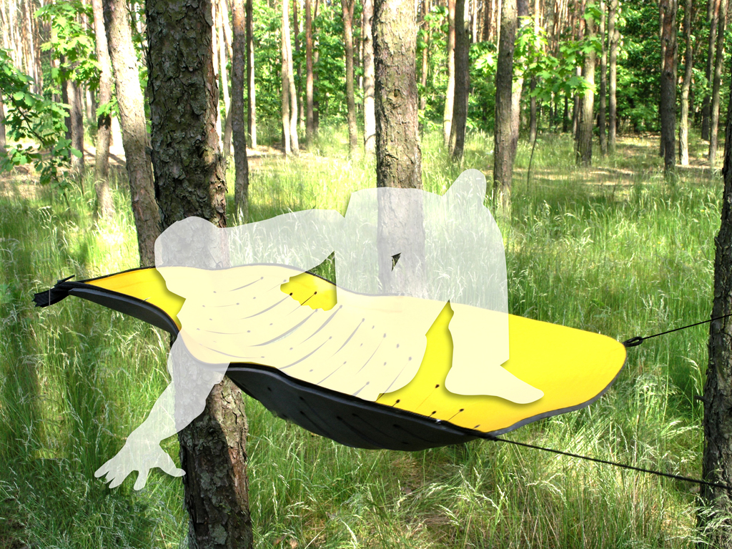 Prototypes 'Hanging' Tent, RolledFoam Hammock GearJunkie