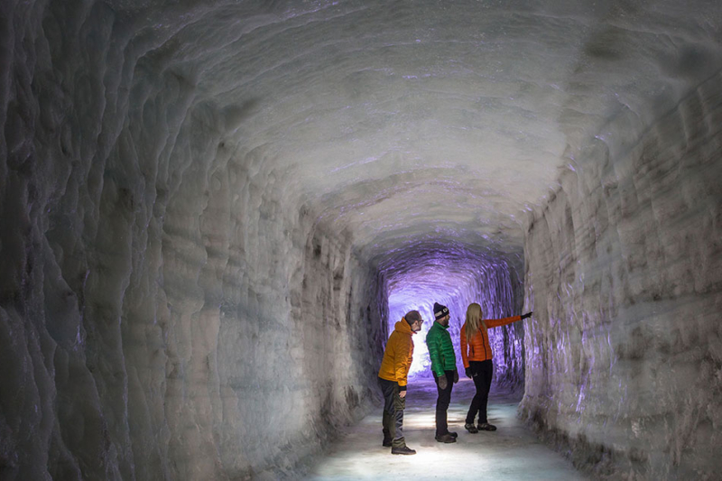 For $130 You Can Visit This Man-Made Glacier Tunnel