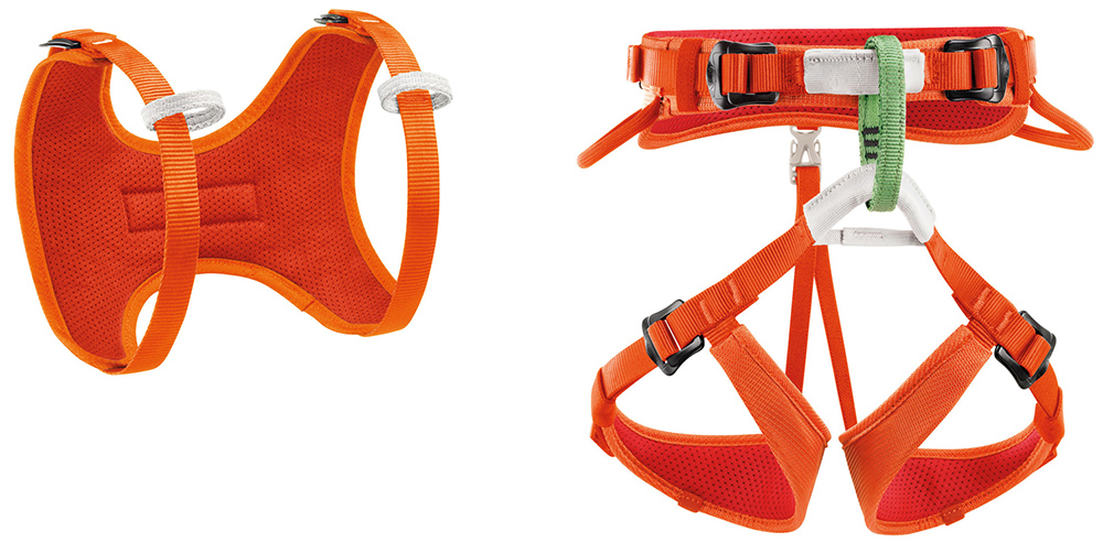 petzl kid climbing harness system