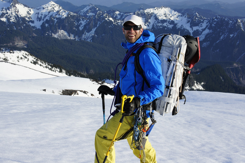 Clip In: Mammut Ski Pants, Climbing Harness Inside