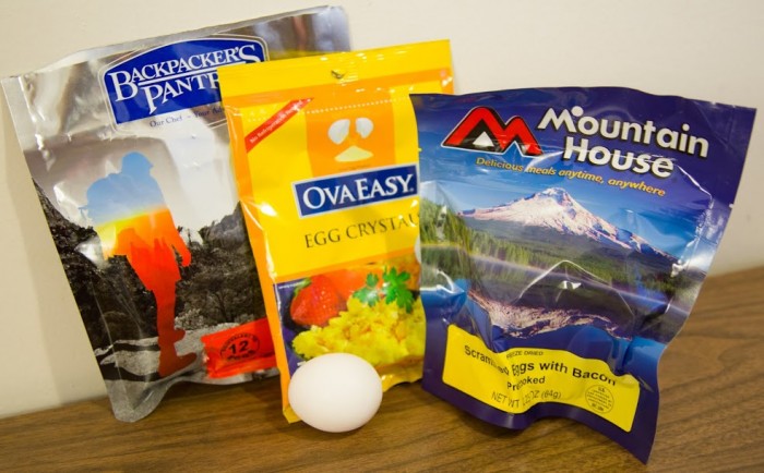 Eggs For Backpacking