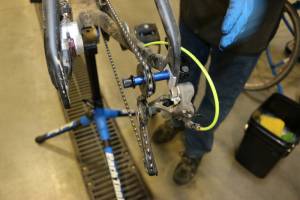 Soap, Brush, Water, Lube… How GJ Editor Cleans His Bike