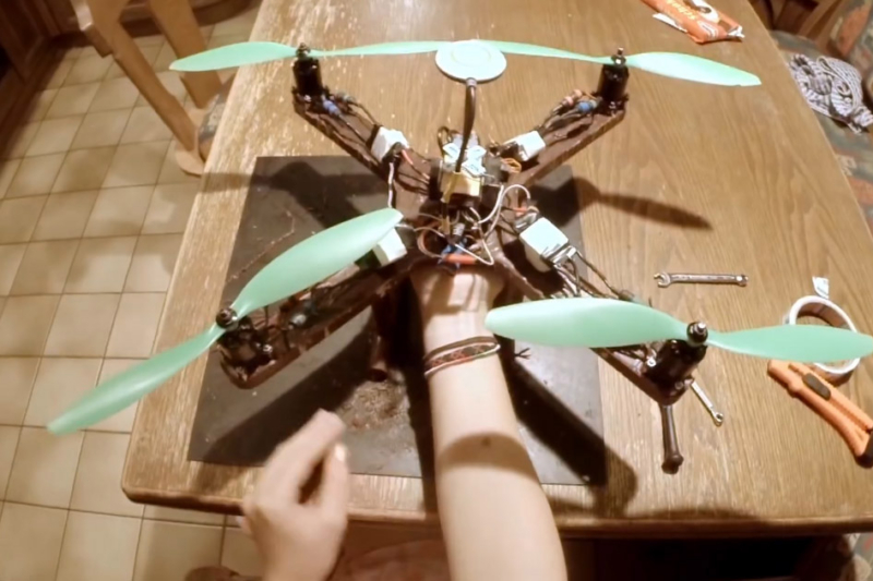 Homemade Chocolate Quadrocopter