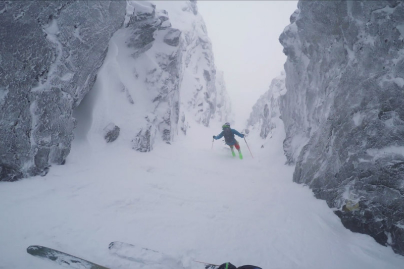 Couloir Skiing Will Make Your Heart Race
