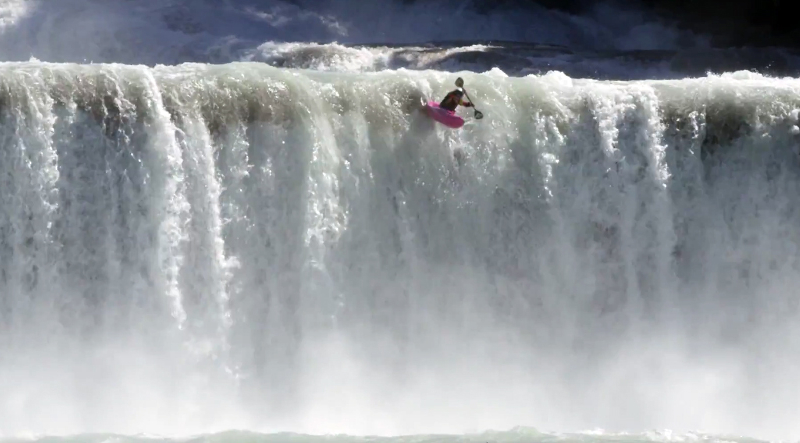 Huge Waterfall, High Consequence Kayak Comp