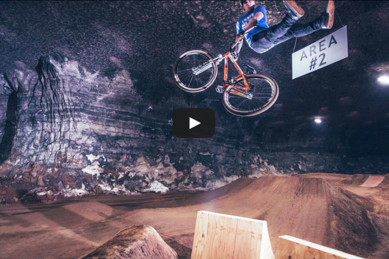 Underground Mountain Biking Video