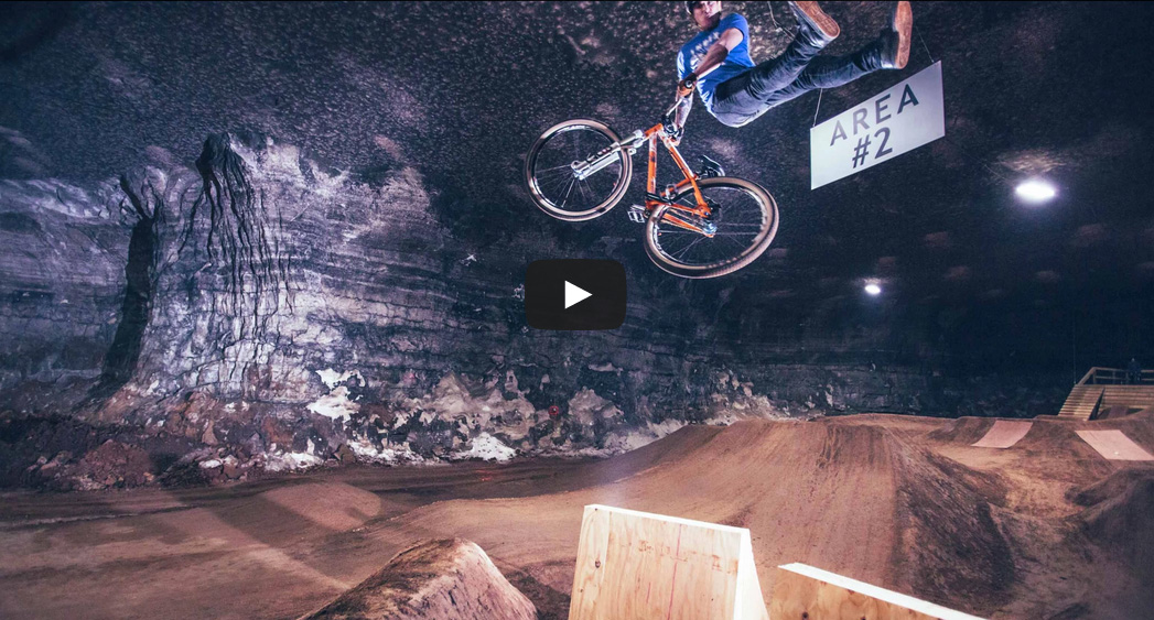 Underground Mountain Biking Video