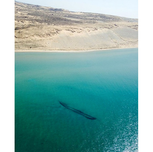 The 121-foot brig James McBride, ran aground during a storm on October 19, 1857