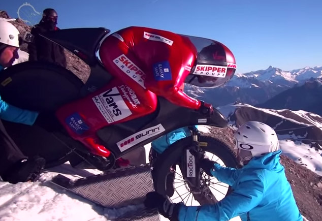 138 Miles Per Hour On Snow Bike
