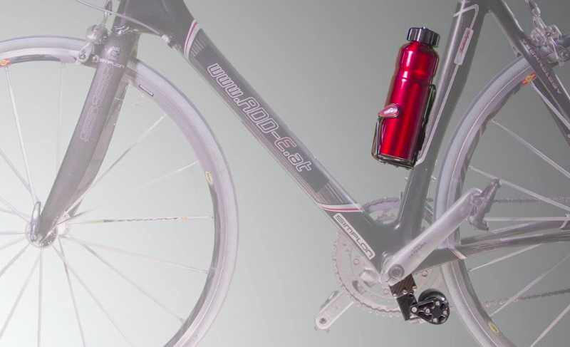 Add-On: Tiny Electric-Bike Motor Attaches to Frame