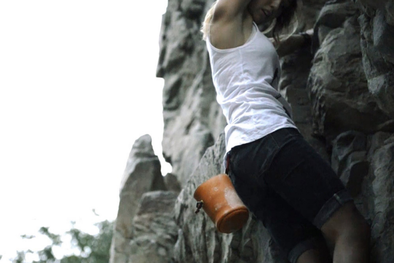 Leather & Fur: Wild Chalk Bag Line From Young Climber