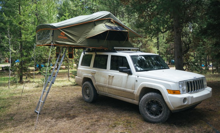 rooftop car camper