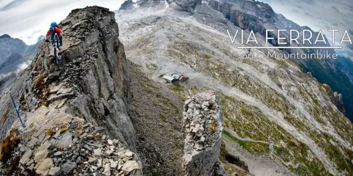 Biking Down A Climbing Route