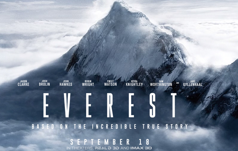 Mount Everest Star Of Major Motion Picture