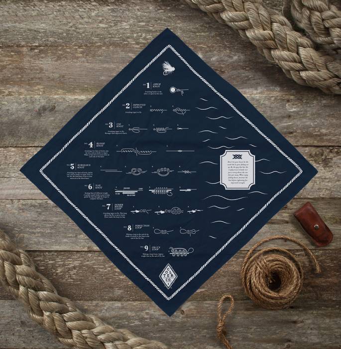 fly fishing knot bandana
