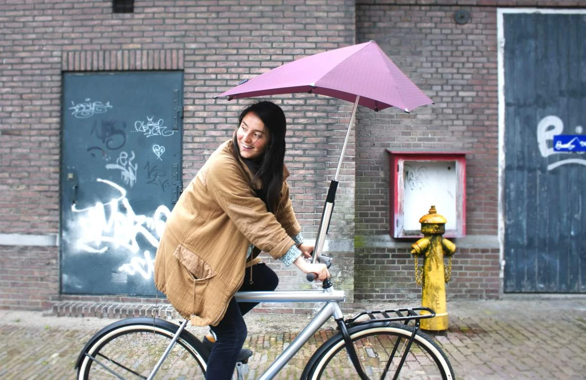 ‘Bike Umbrella’ Gets Major Media Attention