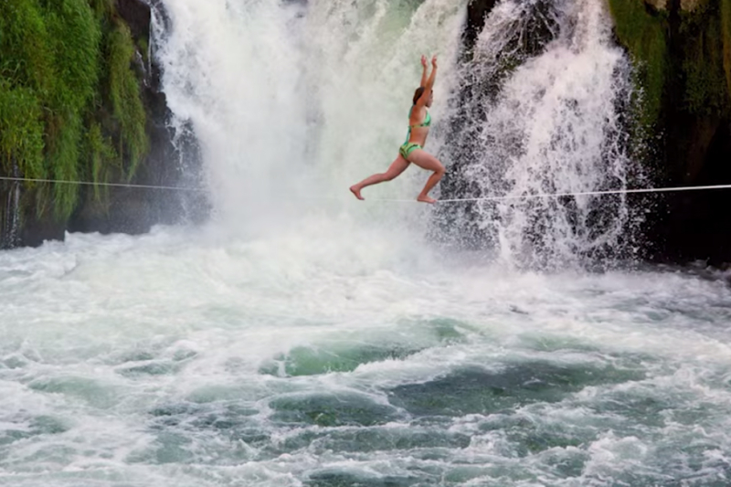 The ‘Extreme Slackliner’ Is Artist And Athlete