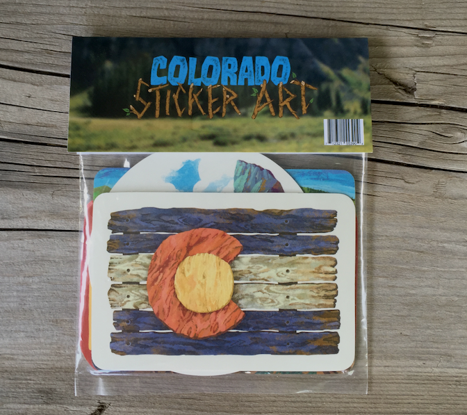 8. Sticker Pack - Colorado Adventure Sticker Pack on Amazon [packaged]