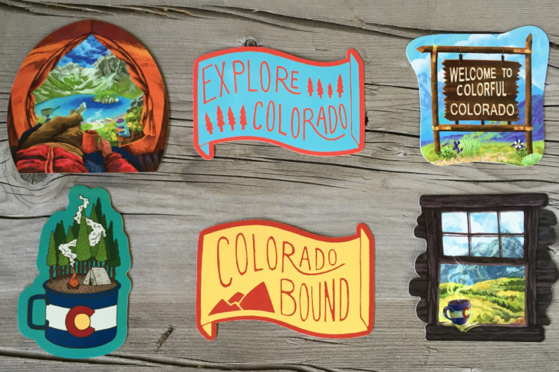 Explore Colorado In Stickers